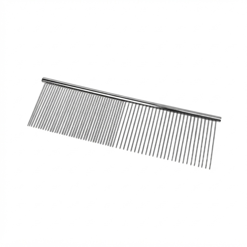 Stainless Steel Pet Hair Grooming Comb - Image 3