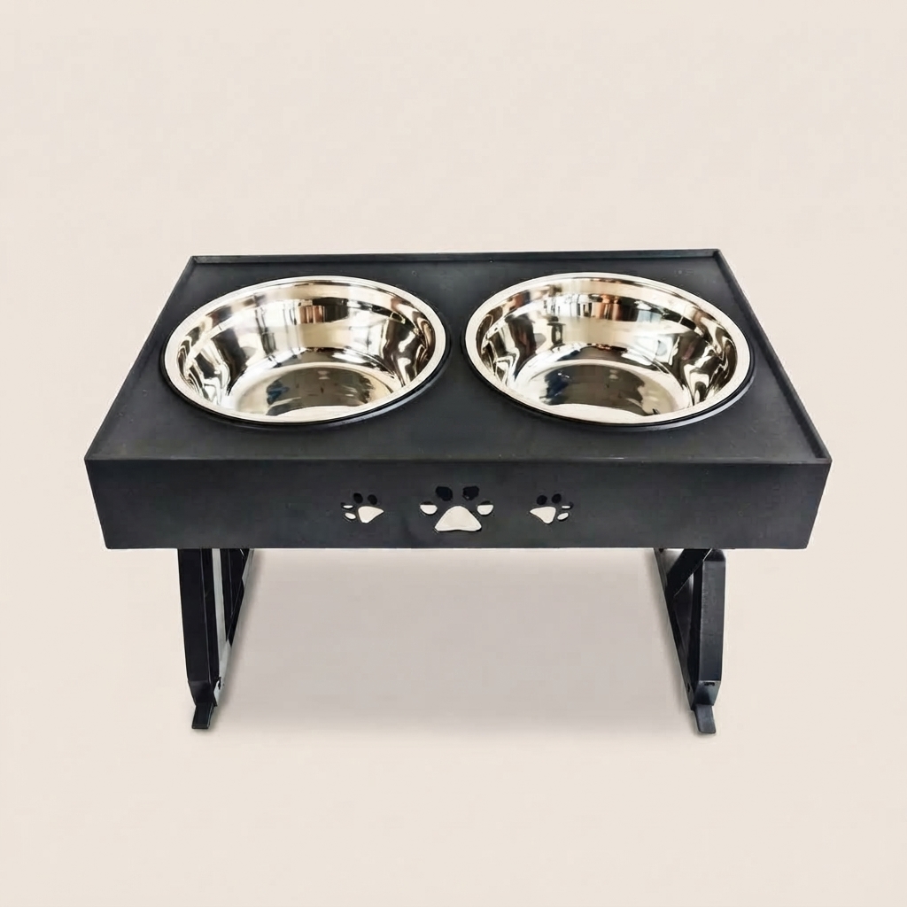 Adjustable Elevated Pet Feeding Station - Image 2