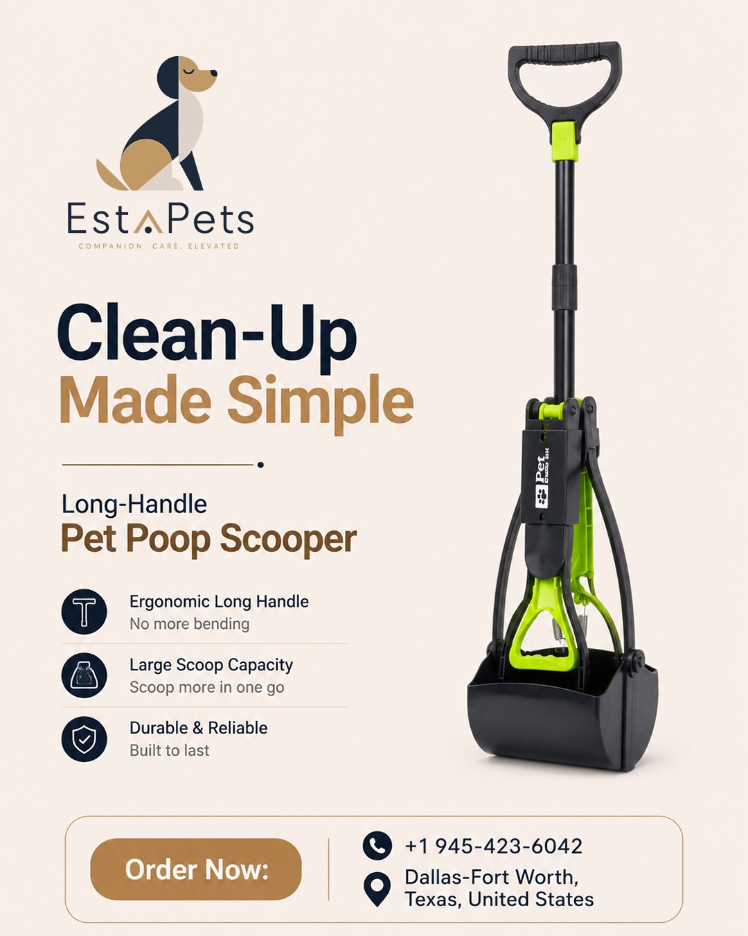 Pet Daily Kit Pet Cleaning Poop Scooper - Image 2